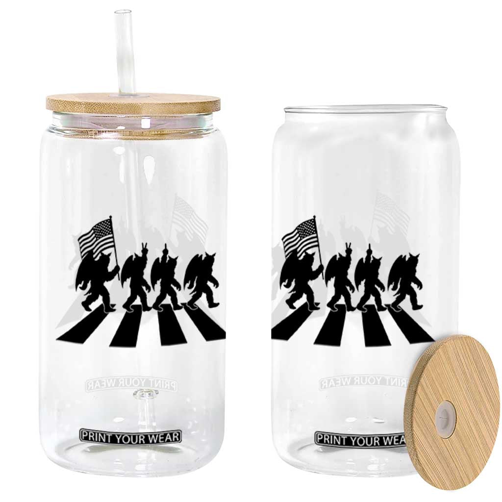 Funny Patriotic Mothman Glass Can Cryptid Lover Gift TS12 Print Your Wear
