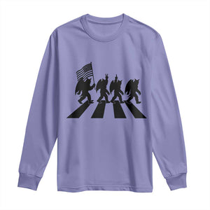 Funny Patriotic Mothman Long Sleeve Shirt Cryptid Lover Gift TS12 Violet Print Your Wear