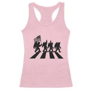 Funny Patriotic Mothman Racerback Tank Top Cryptid Lover Gift TS12 Light Pink Print Your Wear