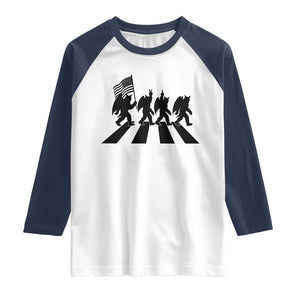 Funny Patriotic Mothman Raglan Shirt Cryptid Lover Gift TS12 White Navy Print Your Wear