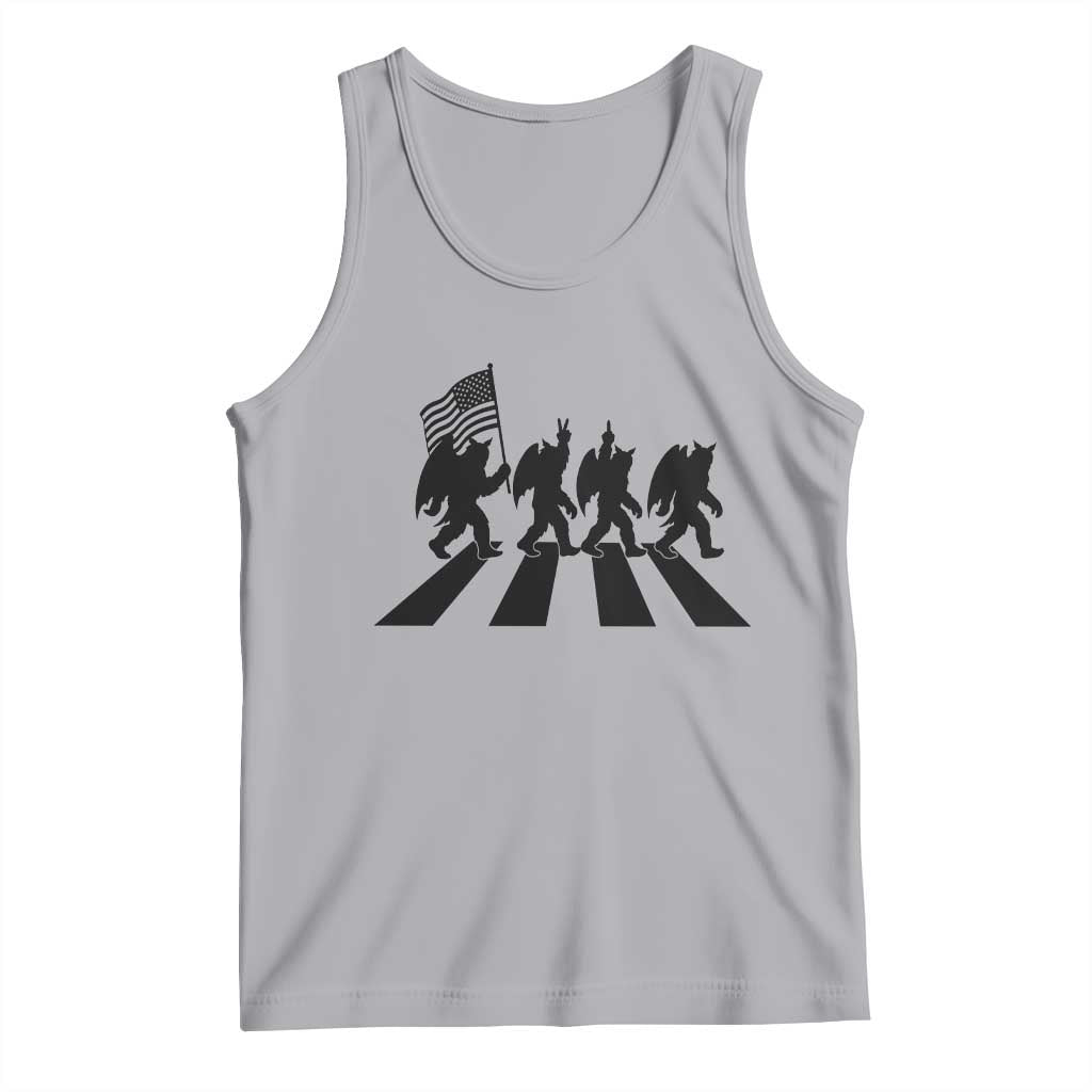 Funny Patriotic Mothman Tank Top Cryptid Lover Gift TS12 Athletic Heather Print Your Wear
