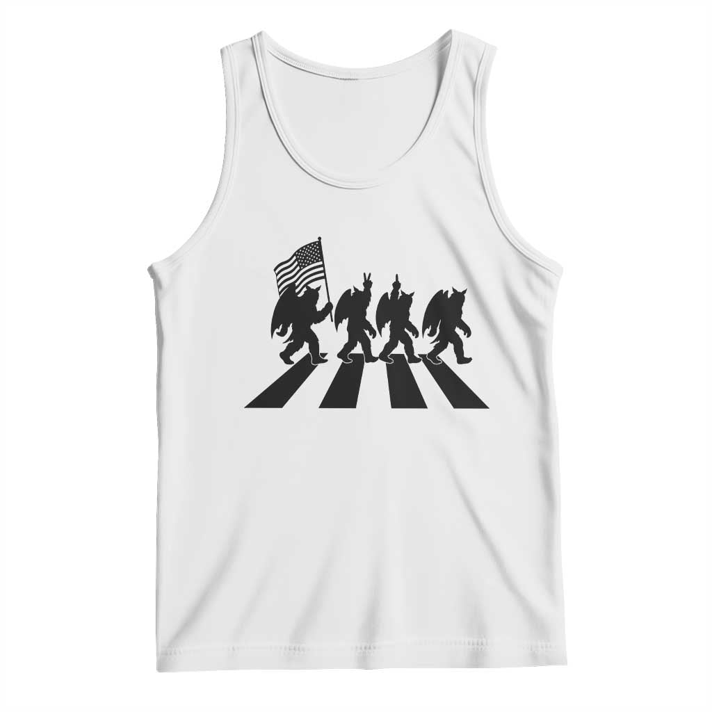 Funny Patriotic Mothman Tank Top Cryptid Lover Gift TS12 White Print Your Wear