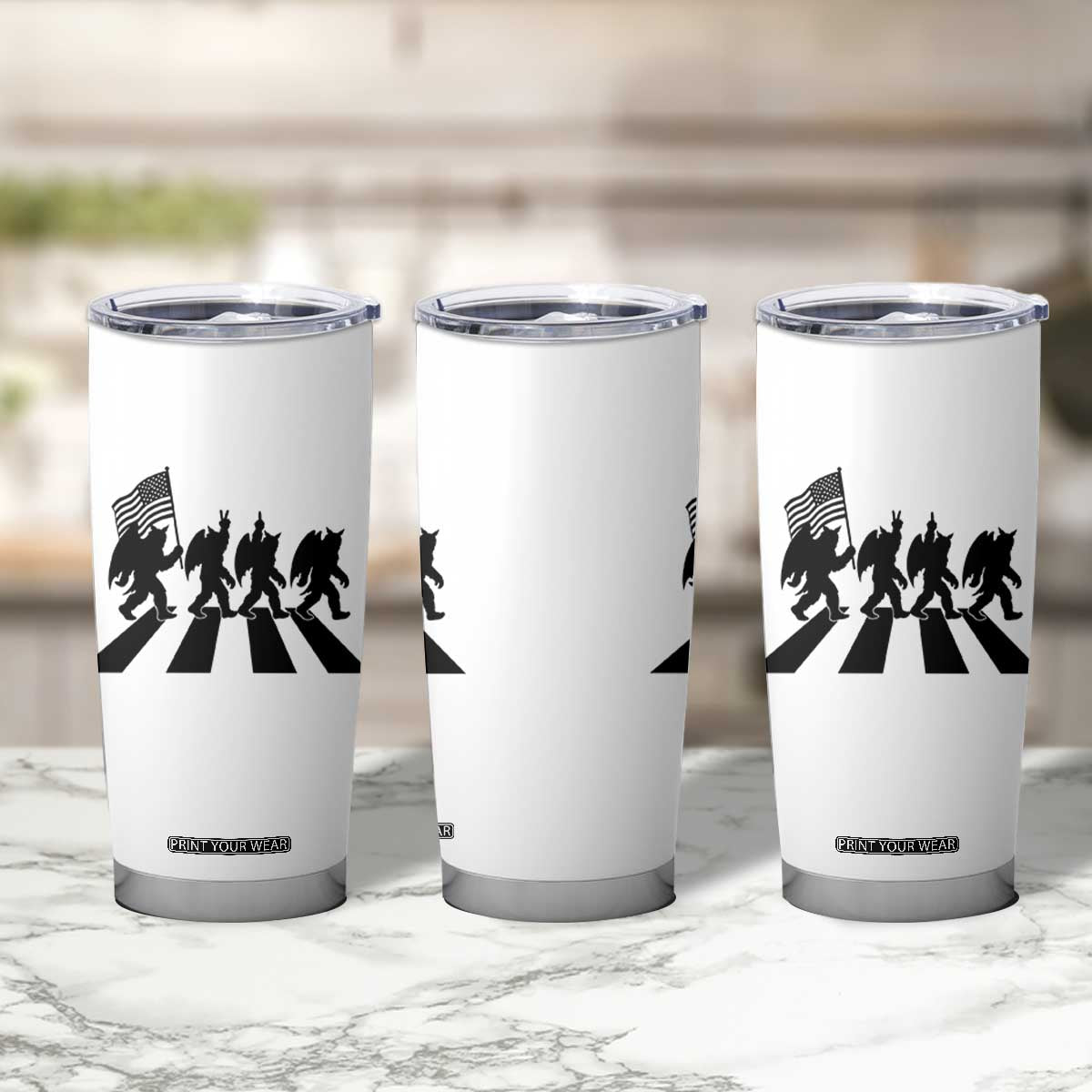 Funny Patriotic Mothman Tumbler Cup Cryptid Lover Gift TS12 Print Your Wear