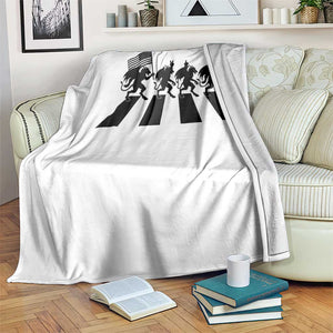 Patriotic Jersey Devil Throw Blanket New Jersey Cryptid Gift TS12 Print Your Wear