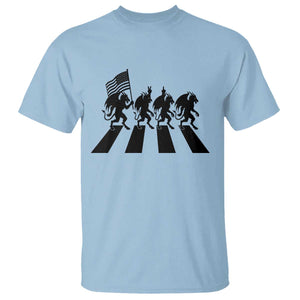 Patriotic Jersey Devil T Shirt New Jersey Cryptid Gift TS12 Light Blue Print Your Wear