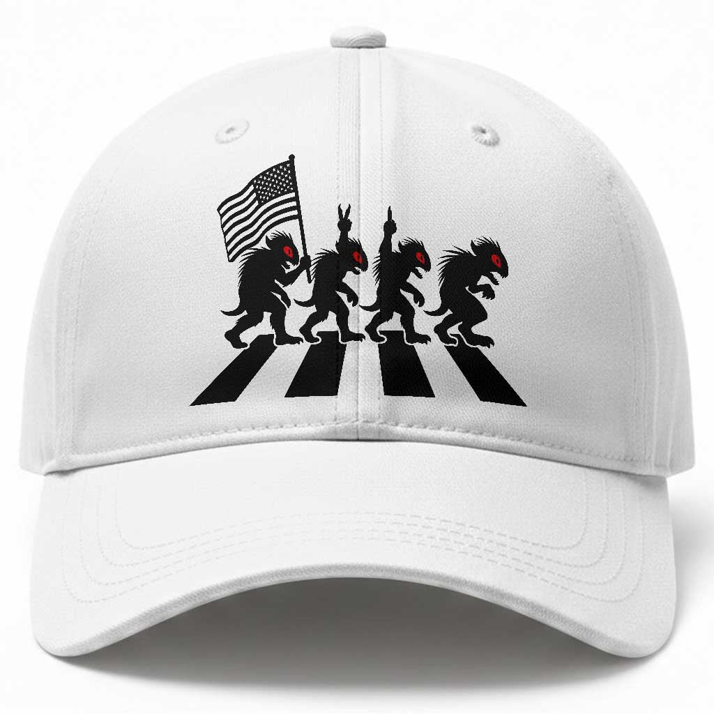 Patriotic Chupacabra Baseball Cap Funny Cryptid Lover Gift TS12 Print Your Wear