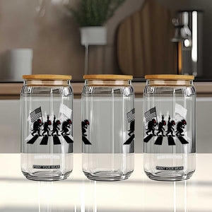 Patriotic Chupacabra Glass Can Funny Cryptid Lover Gift TS12 Print Your Wear