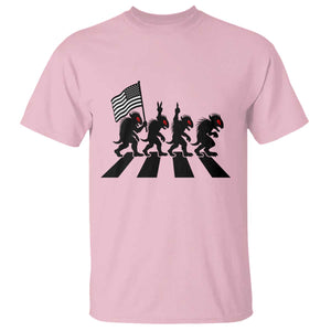 Patriotic Chupacabra T Shirt Funny Cryptid Lover Gift TS12 Light Pink Print Your Wear