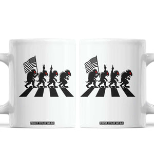 Patriotic Chupacabra Coffee Mug Funny Cryptid Lover Gift TS12 White Print Your Wear