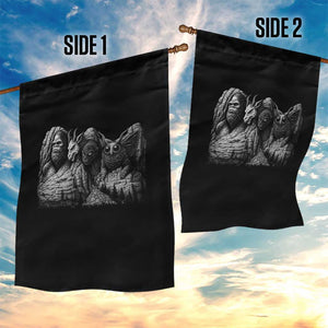 Cryptid Mount Rushmore Garden Flag Bigfoot Mothman Jersey Devil Chupacabra TS12 Print Your Wear