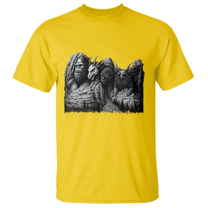 Cryptid Mount Rushmore T Shirt Bigfoot Mothman Jersey Devil Chupacabra TS12 Daisy Print Your Wear