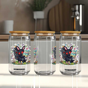Funny Mothman Easter Bunny Ears Glass Can Cryptid Lover Gift TS12 Print Your Wear