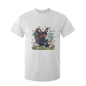 Funny Mothman Easter Bunny Ears T Shirt For Kid Cryptid Lover Gift TS12 White Print Your Wear