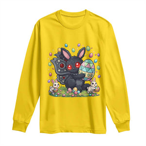 Funny Mothman Easter Bunny Ears Long Sleeve Shirt Cryptid Lover Gift TS12 Daisy Print Your Wear