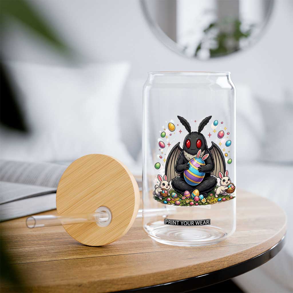Mothman Easter Bunny Glass Can Funny West Virginia Cryptid Lover Gift TS12 Print Your Wear