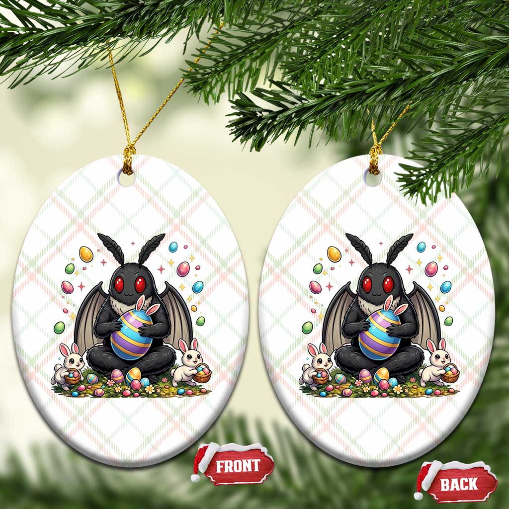 Mothman Easter Bunny Ceramic Ornament Funny West Virginia Cryptid Lover Gift TS12 Print Your Wear