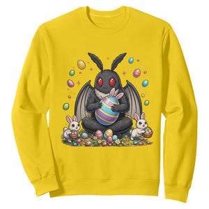 Mothman Easter Bunny Sweatshirt Funny West Virginia Cryptid Lover Gift TS12 Daisy Print Your Wear
