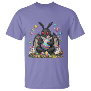 Mothman Easter Bunny T Shirt Funny West Virginia Cryptid Lover Gift TS12 Violet Print Your Wear