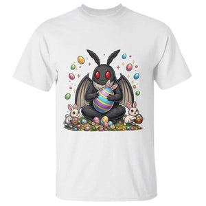 Mothman Easter Bunny T Shirt Funny West Virginia Cryptid Lover Gift TS12 White Print Your Wear