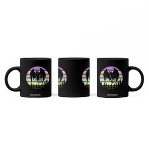 Retro Sunset Mothman Easter Egg Hunt Coffee Mug Cryptid Lover Gift TS12 Print Your Wear