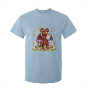 Jersey Devil Easter Egg Hunt T Shirt For Kid Funny Pine Barrens Folklore Gift TS12 Light Blue Print Your Wear