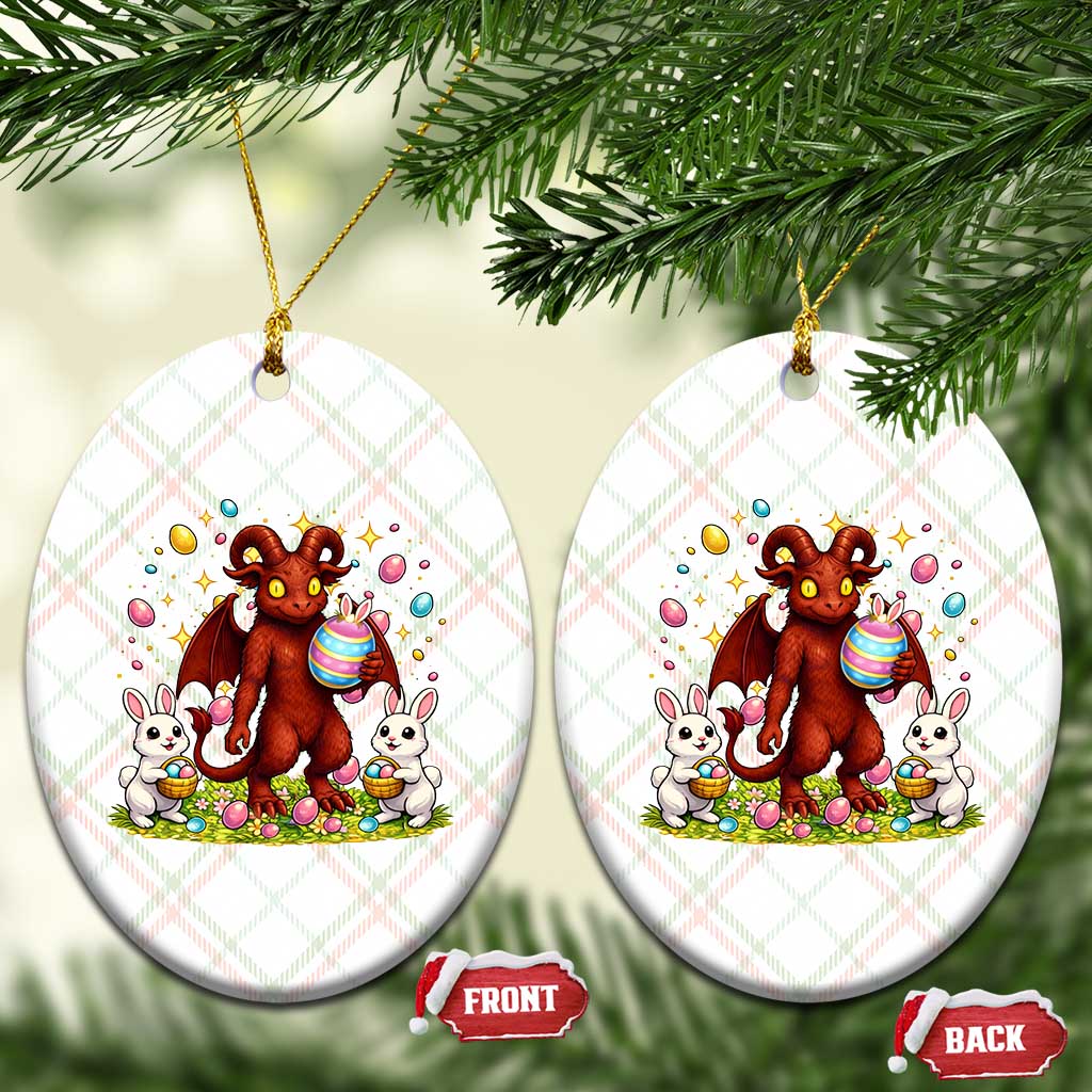 Jersey Devil Easter Egg Hunt Ceramic Ornament Funny Pine Barrens Folklore Gift TS12 Print Your Wear