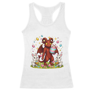 Jersey Devil Easter Egg Hunt Racerback Tank Top Funny Pine Barrens Folklore Gift TS12 White Print Your Wear