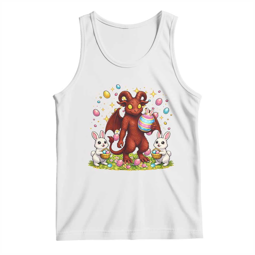 Jersey Devil Easter Egg Hunt Tank Top Funny Pine Barrens Folklore Gift TS12 White Print Your Wear