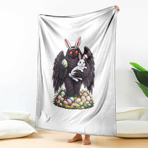 Funny Mothman Bunny Ears Throw Blanket Point Pleasant Cryptid Lover Gift TS12 Print Your Wear