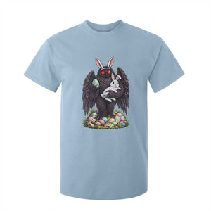 Funny Mothman Bunny Ears T Shirt For Kid Point Pleasant Cryptid Lover Gift TS12 Light Blue Print Your Wear