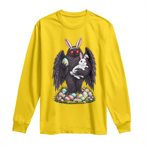 Funny Mothman Bunny Ears Long Sleeve Shirt Point Pleasant Cryptid Lover Gift TS12 Daisy Print Your Wear