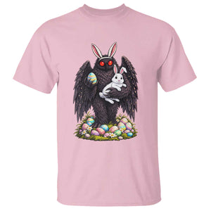 Funny Mothman Bunny Ears T Shirt Point Pleasant Cryptid Lover Gift TS12 Light Pink Print Your Wear