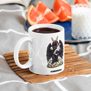 Funny Mothman Bunny Ears Coffee Mug Point Pleasant Cryptid Lover Gift TS12 Print Your Wear