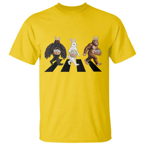 Funny Easter Bunny Bigfoot Mothman T Shirt Cryptid Lover Gift TS12 Daisy Print Your Wear