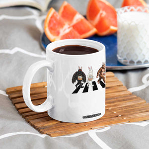 Funny Easter Bunny Bigfoot Mothman Coffee Mug Cryptid Lover Gift TS12 Print Your Wear