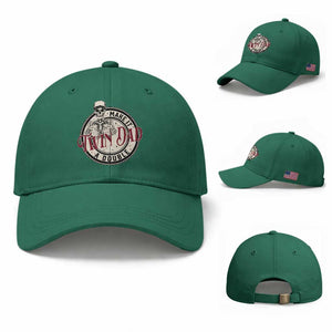 Funny Skeleton Twin Dad Make It A Double Baseball Cap Expecting Fathers Day Gift TS12 Baseball Cap Universal Fit Irish Green Print Your Wear