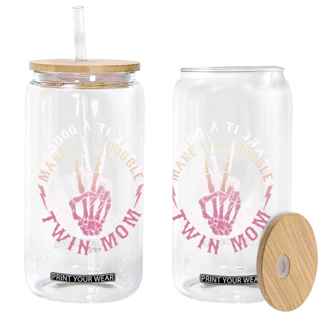 Twin Mom Glass Can Make It A Double Expecting Twins Mothers Day TS12 Print Your Wear