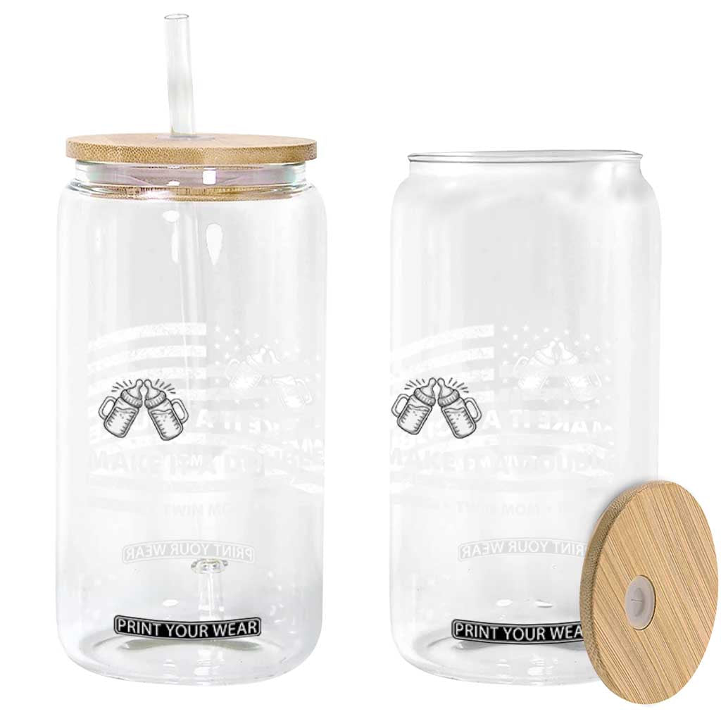 Twin Mom Glass Can Make It A Double Patriotic USA Flag Gift TS12 Print Your Wear