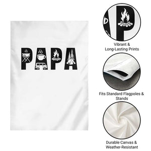 Camping Papa Garden Flag Camper Dad Fathers Day Gift TS12 Print Your Wear