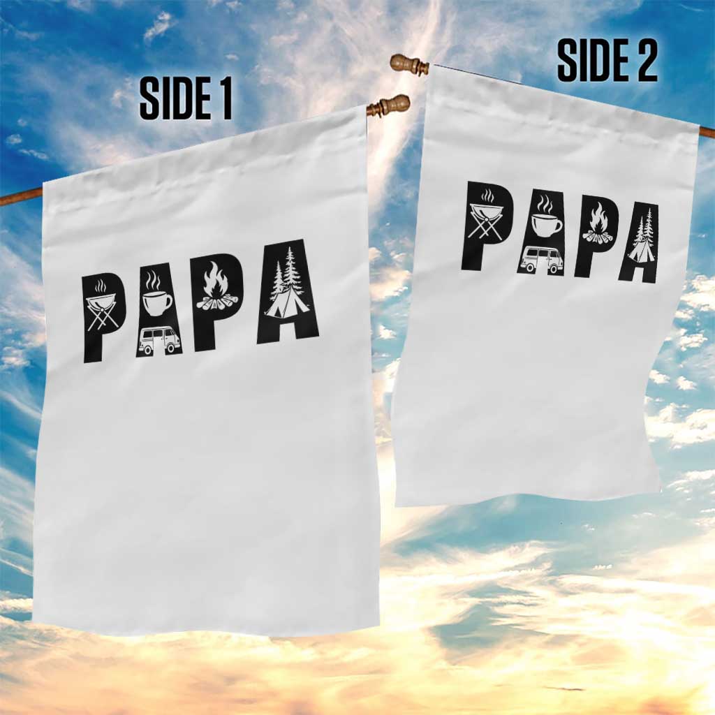 Camping Papa Garden Flag Camper Dad Fathers Day Gift TS12 Print Your Wear