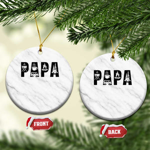 Camping Papa Ceramic Ornament Camper Dad Fathers Day Gift TS12 1pc White Marble Print Your Wear