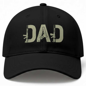 Gun Lover Dad Baseball Cap Funny Hunter Dad Fathers Day Gift TS12 Print Your Wear