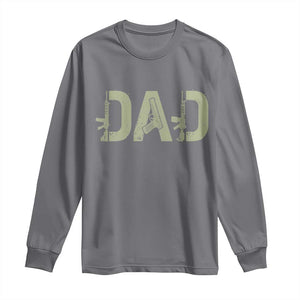 Gun Lover Dad Long Sleeve Shirt Funny Hunter Dad Fathers Day Gift TS12 Charcoal Print Your Wear