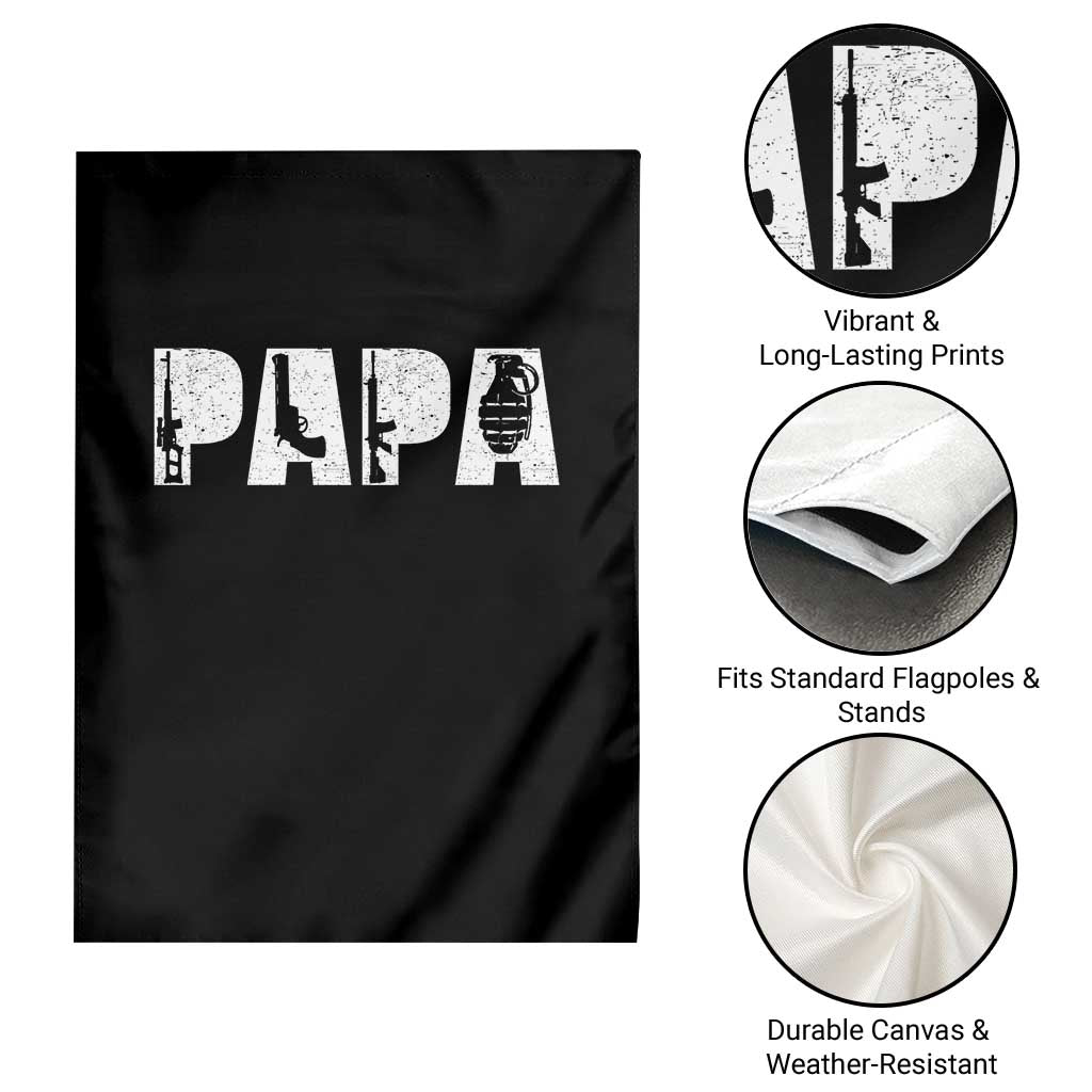 Proud Hunter Dad Garden Flag Funny Hunting Lifestyle Fathers Day Gift TS12 Print Your Wear