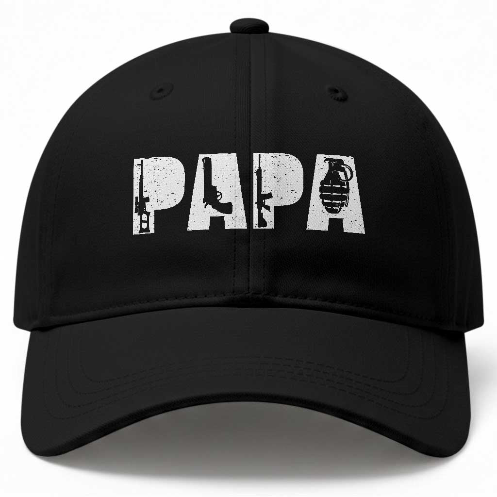 Proud Hunter Dad Baseball Cap Funny Hunting Lifestyle Fathers Day Gift TS12 Print Your Wear