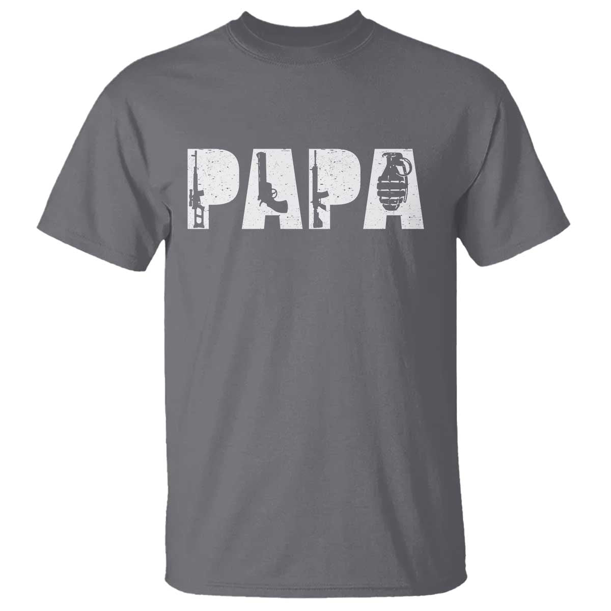 Proud Hunter Dad T Shirt Funny Hunting Lifestyle Fathers Day Gift TS12 Charcoal Print Your Wear