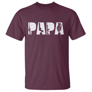 Proud Hunter Dad T Shirt Funny Hunting Lifestyle Fathers Day Gift TS12 Maroon Print Your Wear