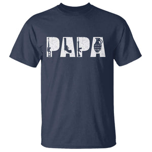 Proud Hunter Dad T Shirt Funny Hunting Lifestyle Fathers Day Gift TS12 Navy Print Your Wear