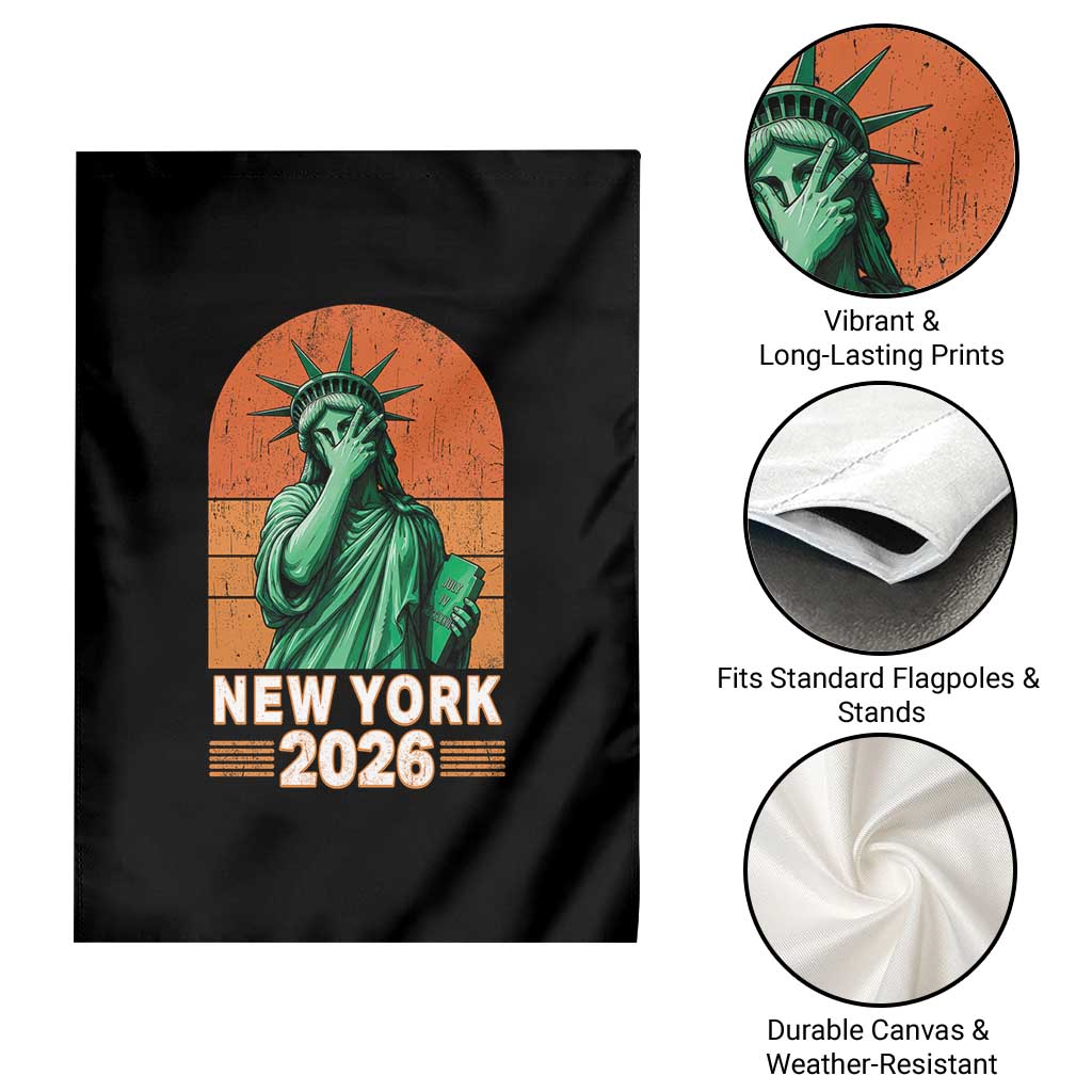 Statue Of Liberty Hoops Garden Flag New York Pride 2026 TS12 Print Your Wear