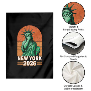Statue Of Liberty Hoops Garden Flag New York Pride 2026 TS12 Print Your Wear